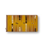 Backgammon de Voyage en Cuir de Velours Backgammon de Voyage en Cuir de Velours