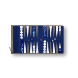 Backgammon de Voyage en Cuir de Velours Backgammon de Voyage en Cuir de Velours