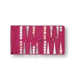 Backgammon de Voyage en Cuir de Velours Backgammon de Voyage en Cuir de Velours