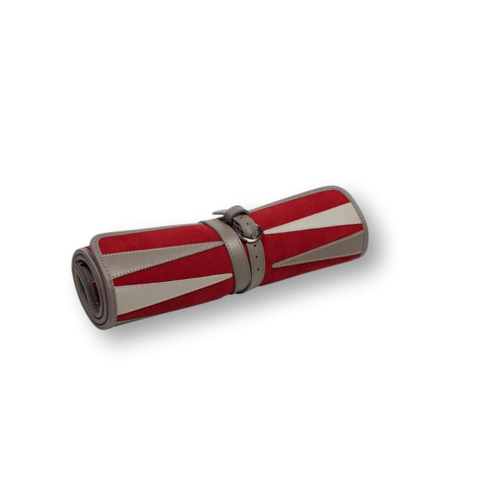 Backgammon de Voyage en Cuir de Velours Backgammon de Voyage en Cuir de Velours
