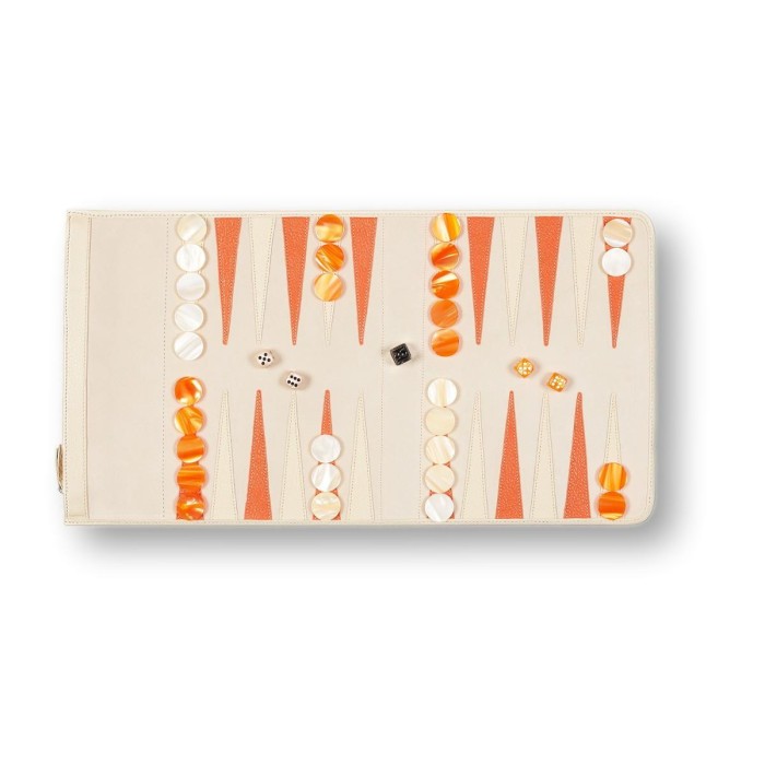 Backgammon de Voyage en Jeans Denim