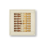 Coffret d'échecs - Cuir - Effet Alligator - 35cm