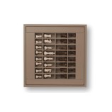 Coffret d'échecs - Cuir - Effet de Buffle - 35cm