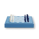 Coffret d'échecs - Cuir - Effet de Buffle - 35cm