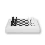 Coffret d'échecs - Cuir - Effet de Buffle - 35cm