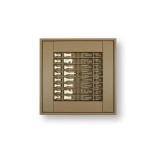 Coffret d'échecs - Cuir - Effet de Buffle - 45cm
