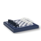 Coffret d'échecs - Cuir - Effet de Buffle - 45cm