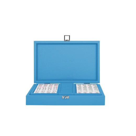 Mah-Jong en Cuir - Effet Buffle