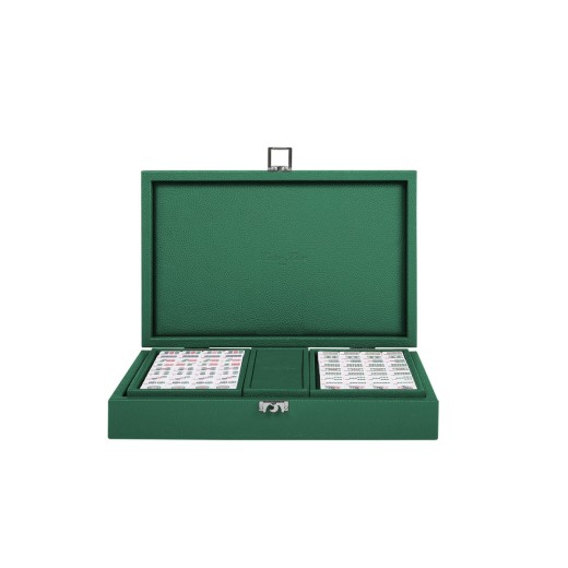 Mah-Jong en Cuir - Effet Buffle