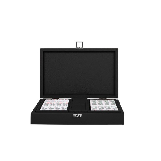 Mah-Jong en Cuir - Effet Buffle