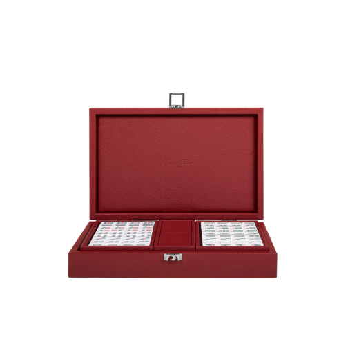 Mah-Jong en Cuir - Effet Buffle