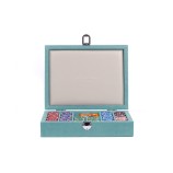 Coffret Poker - 240 jetons - Cuir - Effet Alligator