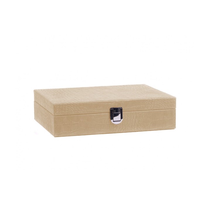 Coffret Poker - 240 jetons - Cuir - Effet Alligator