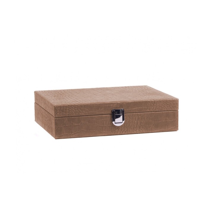 Coffret Poker - 240 jetons - Cuir - Effet Alligator