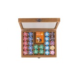 Coffret Poker - 240 jetons - Cuir - Effet Alligator