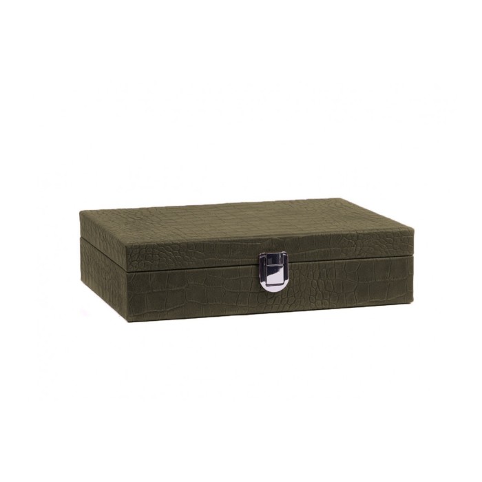 Coffret Poker - 240 jetons - Cuir - Effet Alligator