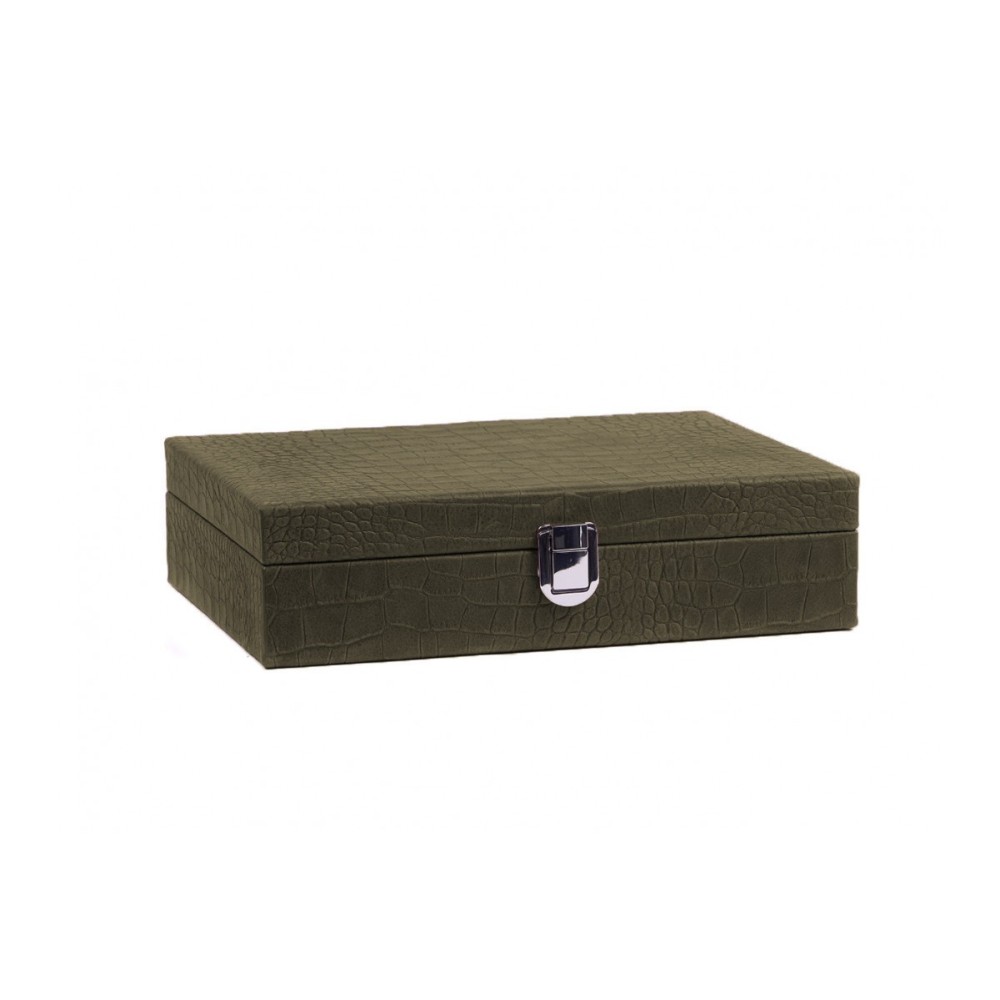 Coffret Poker - 240 jetons - Cuir - Effet Alligator