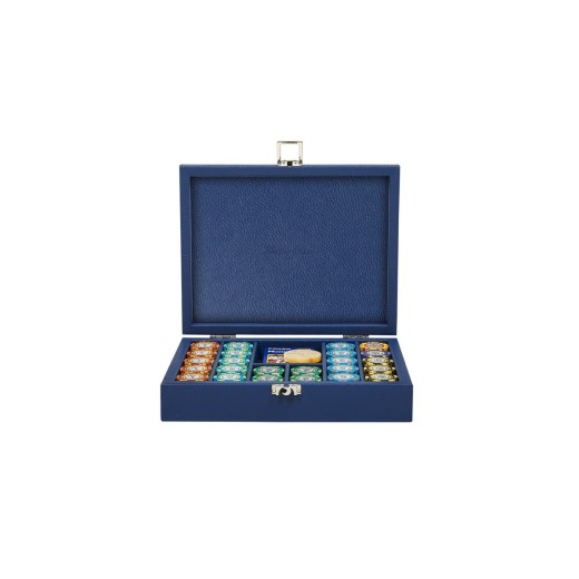 Coffret Poker - 240 jetons - Cuir - Effet Buffle