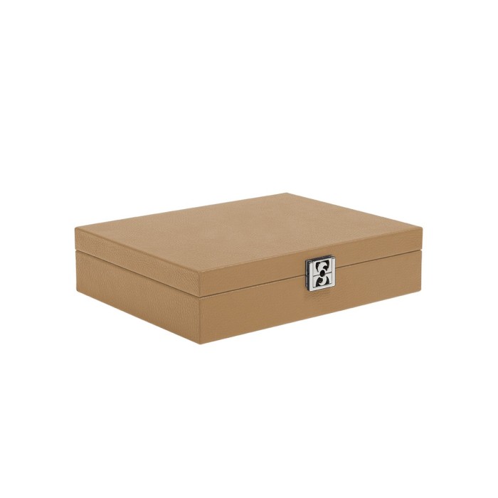 Coffret Poker - 240 jetons - Cuir - Effet Buffle