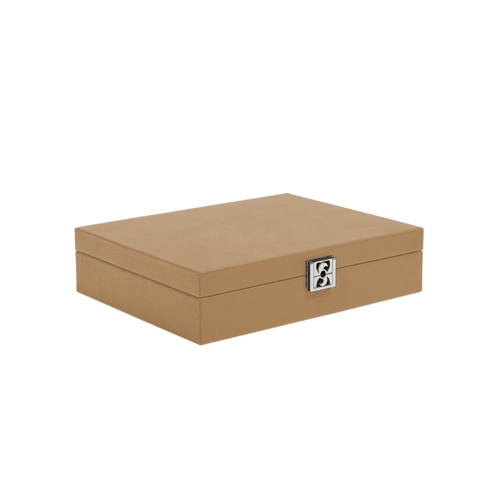 Coffret Poker - 240 jetons - Cuir - Effet Buffle