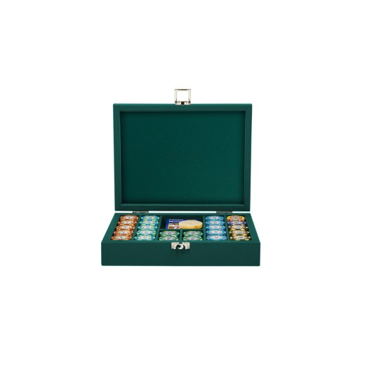Coffret Poker - 240 jetons - Cuir - Effet Buffle