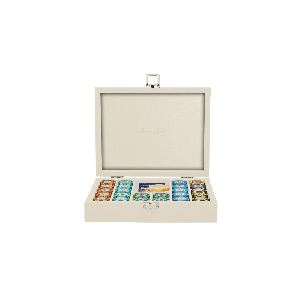 Coffret Poker - 240 jetons - Cuir - Effet Buffle