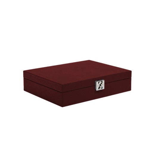 Coffret Poker - 240 jetons - Cuir - Effet Buffle