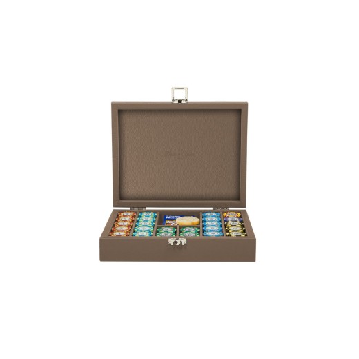 Coffret Poker - 240 jetons - Cuir - Effet Buffle
