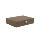 Coffret Poker - 240 jetons - Cuir - Effet Buffle