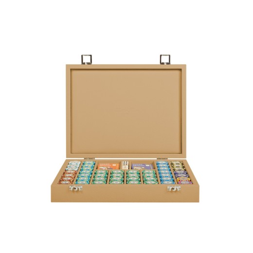 Coffret Poker - 440 jetons - Cuir - Effet Buffle