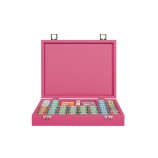 Coffret Poker - 440 jetons - Cuir - Effet Buffle