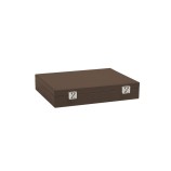 Coffret Poker - 440 jetons - Cuir - Effet Buffle