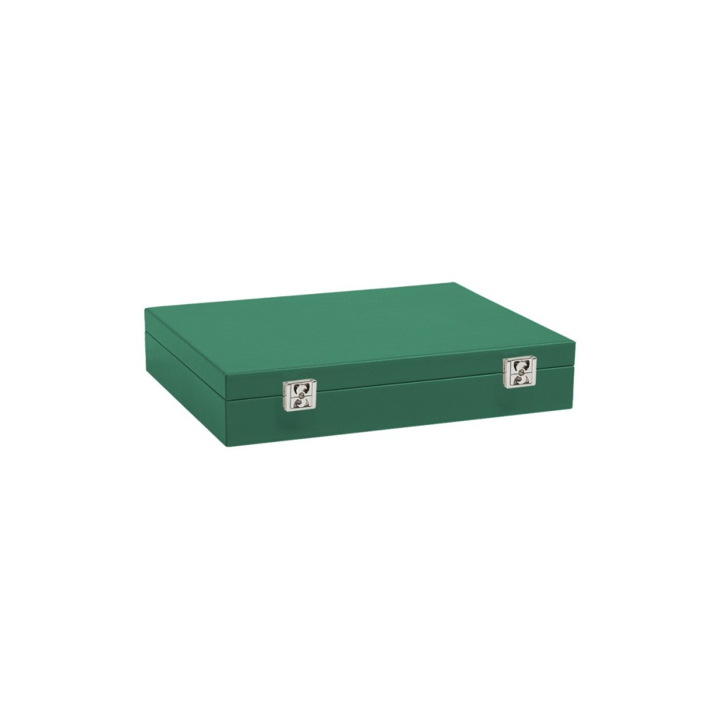 Coffret Poker - 440 jetons - Cuir - Effet Buffle