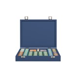 Coffret Poker - 440 jetons - Cuir - Effet Buffle