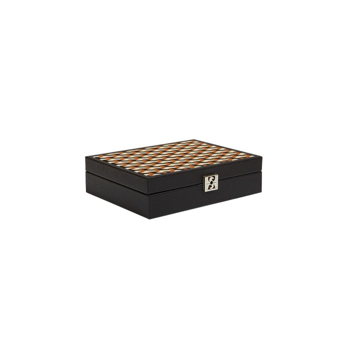 Coffret Poker - 240 jetons - Cuir - Effet Buffle