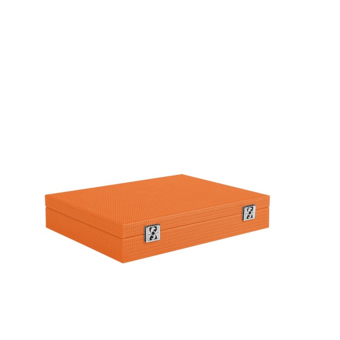 Coffret Poker - 440 jetons - Cuir - Effet Chaîne