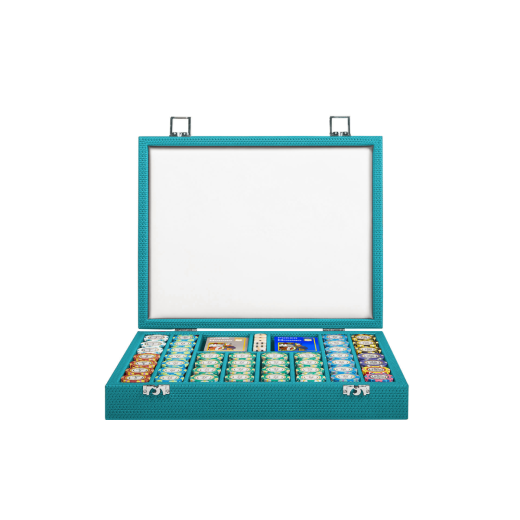 Coffret Poker - 440 jetons - Cuir - Effet Chaîne