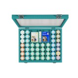 Coffret Poker - 440 jetons - Cuir - Effet Chaîne