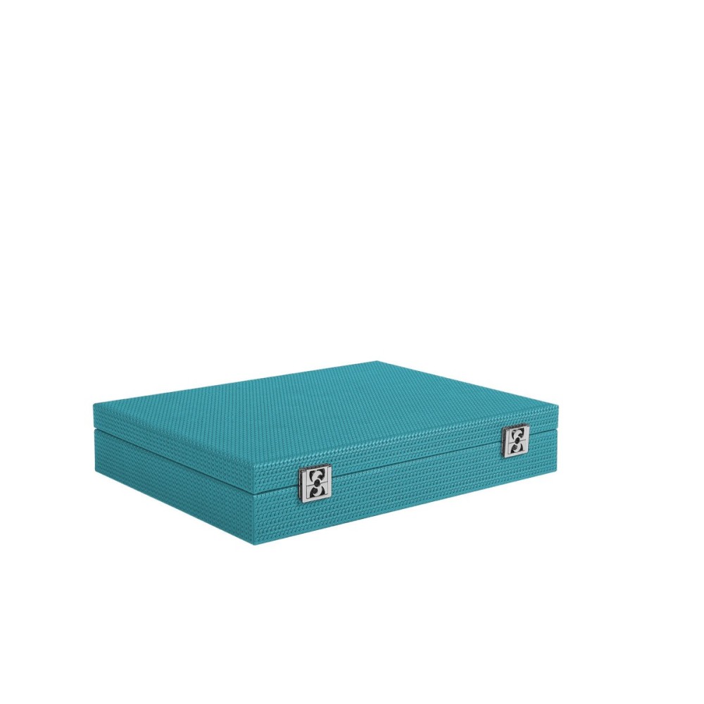 Coffret Poker - 440 jetons - Cuir - Effet Chaîne
