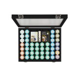Coffret Poker - 440 jetons - Cuir - Effet Chaîne