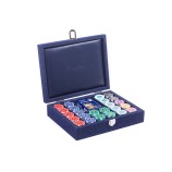 Coffret Poker - 240 jetons - Cuir - Toilé Jeans