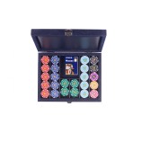 Coffret Poker - 240 jetons - Cuir - Toilé Jeans