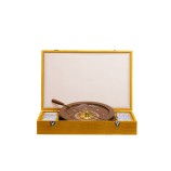 Coffret Roulette - Cuir - Effet Alligator