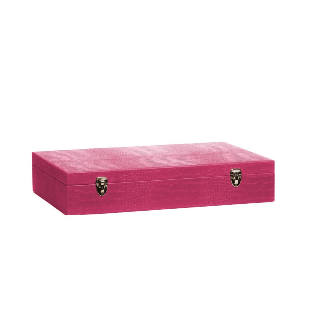 Coffret Roulette - Cuir - Effet Alligator