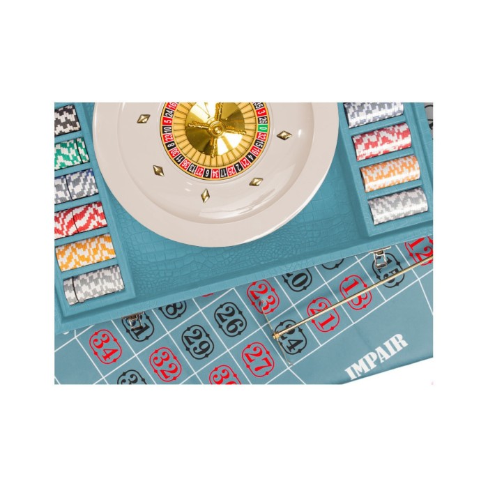 Coffret Roulette - Cuir - Effet Alligator