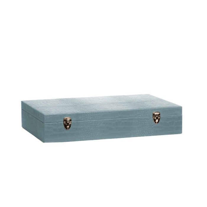 Coffret Roulette - Cuir - Effet Alligator