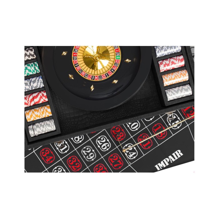 Coffret Roulette - Cuir - Effet Alligator