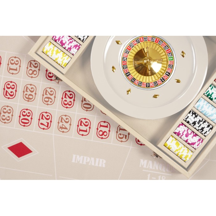 Coffret Roulette - Cuir - Effet Buffle