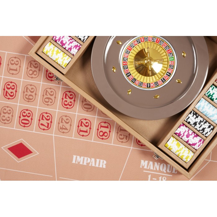 Coffret Roulette - Cuir - Effet Buffle