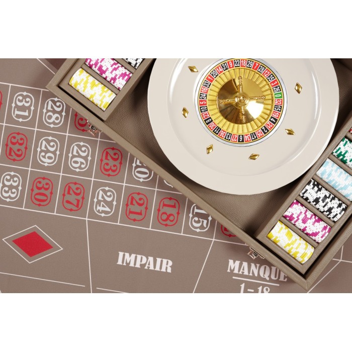 Coffret Roulette - Cuir - Effet Buffle